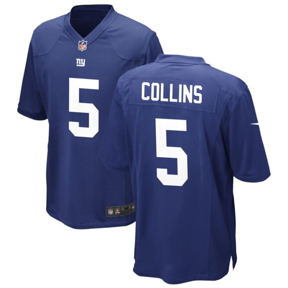 Mens Youths Kids Womens Beaux Collins Stitched Royal Jersey
